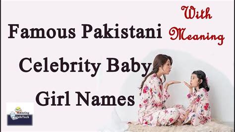 pakistani celebrities baby girl names|More.